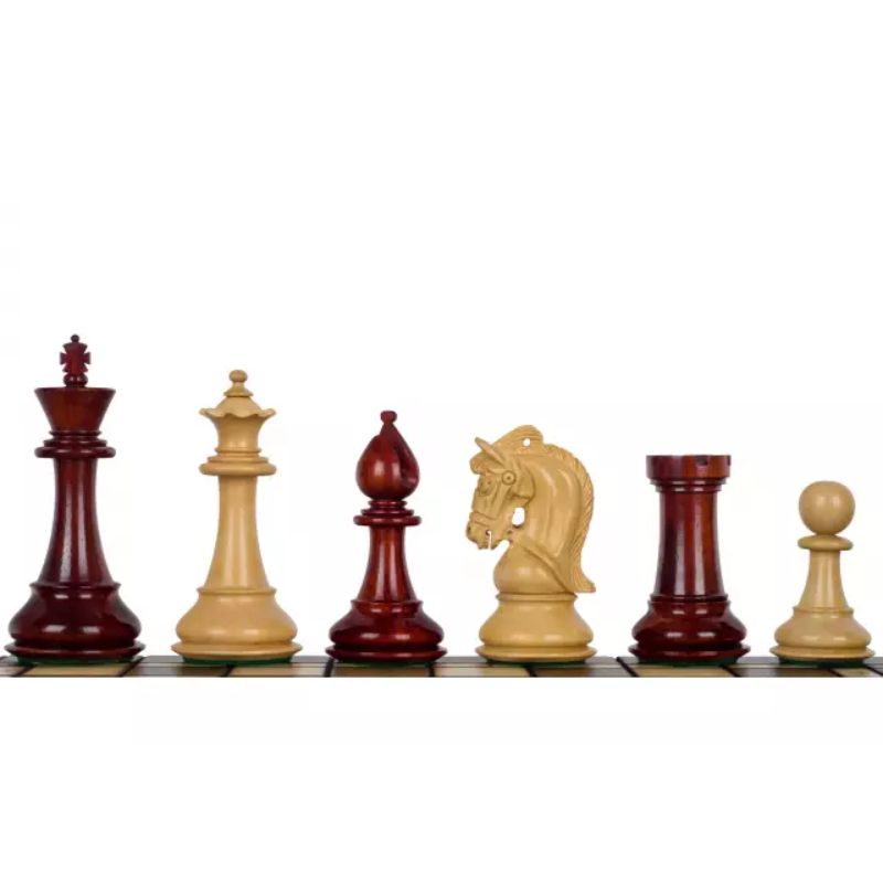 Sunrise Corinthian 10cm Wood Chess Pieces