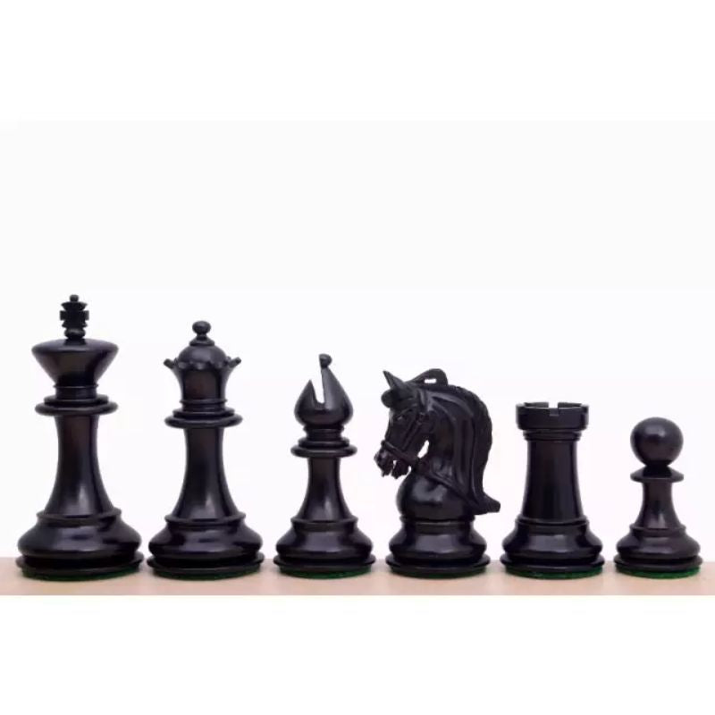 Sunrise Corinthian 10cm Wood Chess Pieces