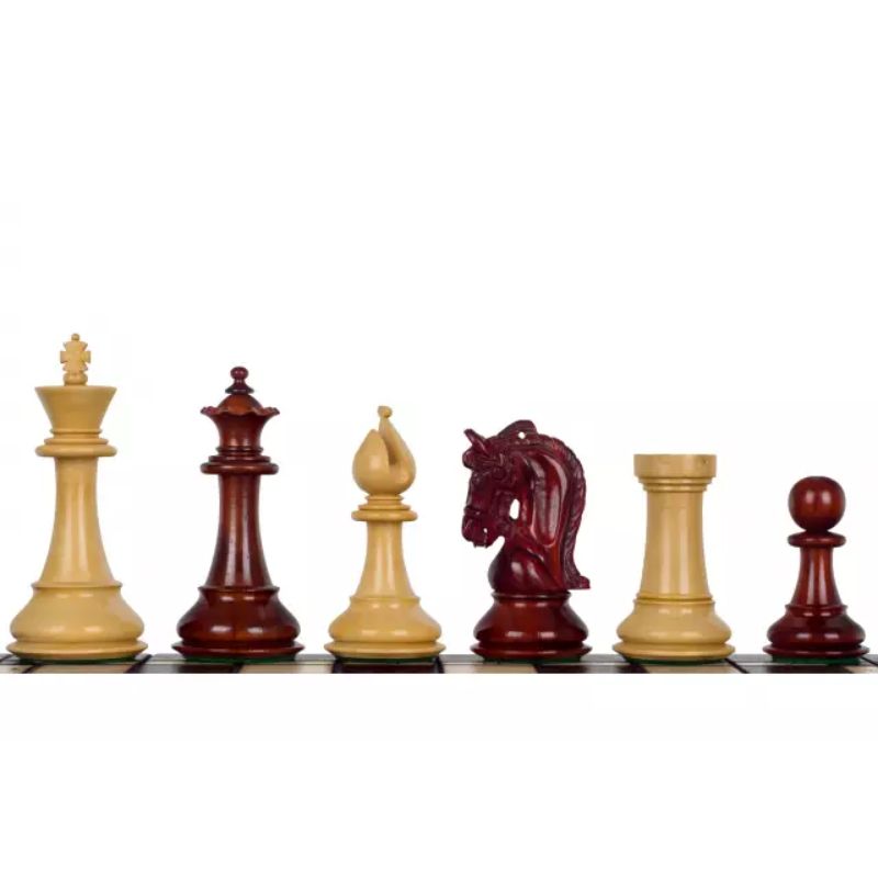 Sunrise Corinthian 10cm Wood Chess Pieces