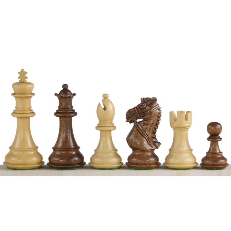 Sunrise Kings Bridle 95mm Wood Chess Pieces