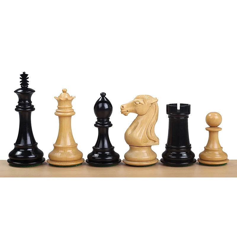 Sunrise Royal Knight 10cm Wood Chess Pieces