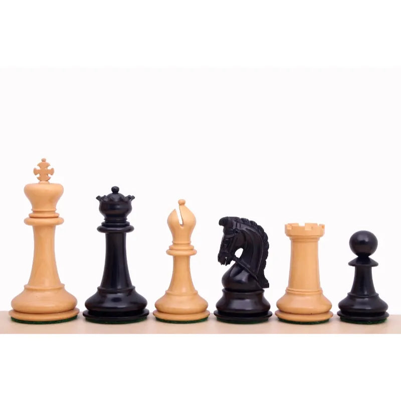 Sunrise Sultan Ebonised 95mm Wood Chess Pieces