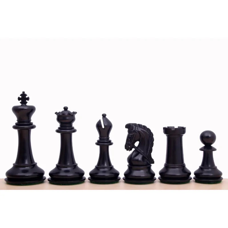 Sunrise Sultan Ebonised 95mm Wood Chess Pieces
