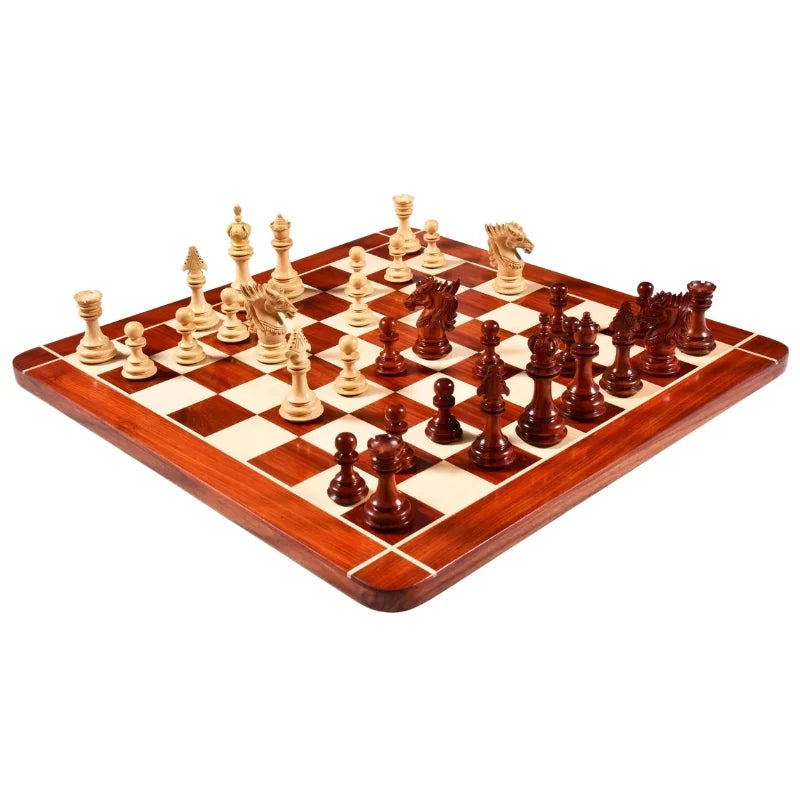 Chess Bazaar Dragon Knight Series Wooden Chess Pieces