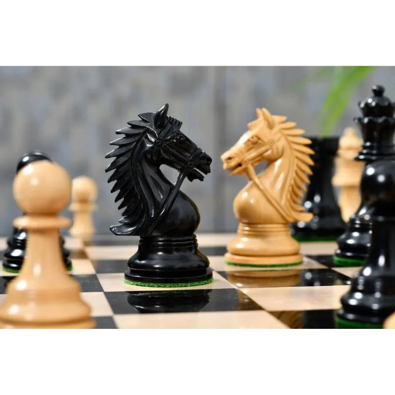 Chess Bazaar Bridle Series Luxury Triple Weighted Chess Pieces