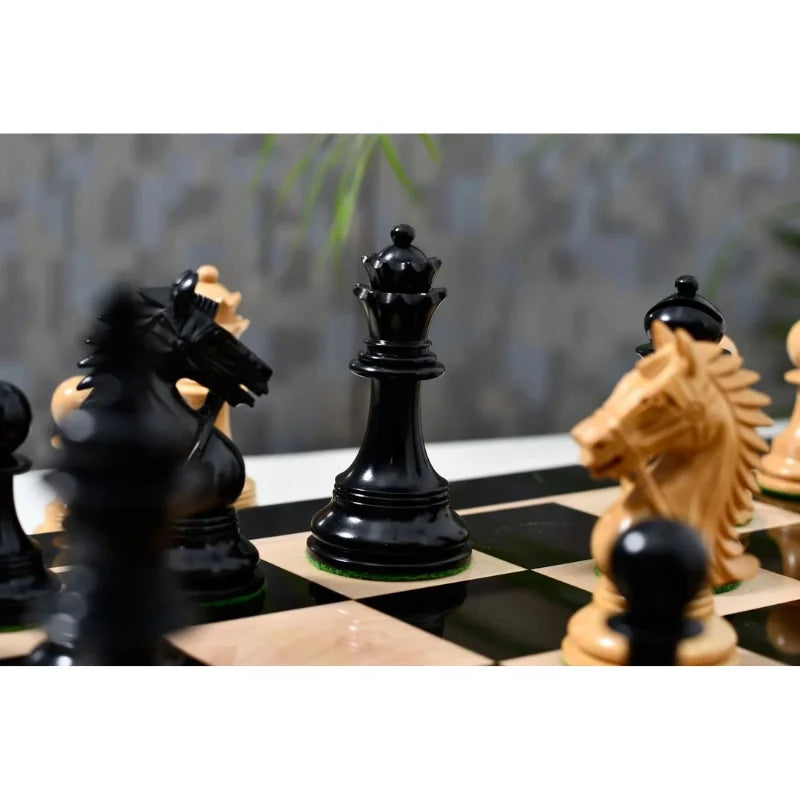 Chess Bazaar Bridle Series Luxury Triple Weighted Chess Pieces