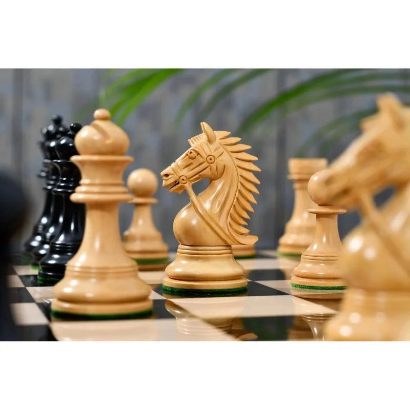 Chess Bazaar Bridle Series Luxury Triple Weighted Chess Pieces