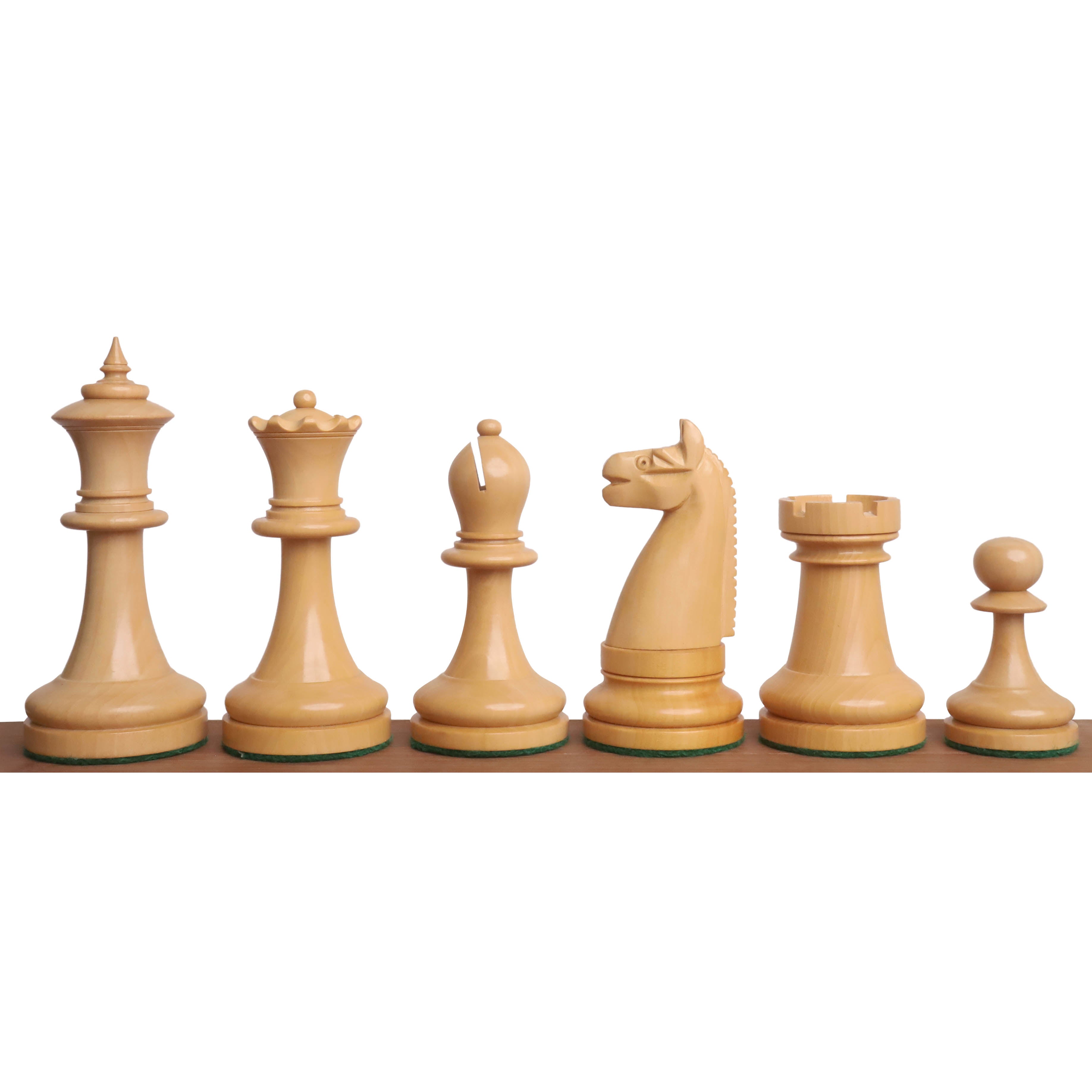 Boxwood light army from the American Chess Company reproduction