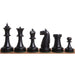 Ebony and boxwood chessmen from the American Chess Company reproduction