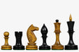 Sterling Chess Reproduction Averbakh 1949 Moscow Championship Ebonised 105mm chess pieces