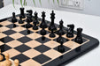 Full 34 piece 1865 Steinitz Staunton chess set in genuine ebony and boxwood, Sterling Chess Australia