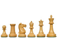 Ebony chess pieces with a 95mm king and weighted felted bases