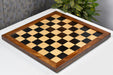 Sheesham framed ebony chess board, close detail of the frame