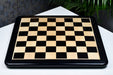Indian ebony and maple 21 inch chess board