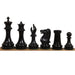 1849 Jaques Cook Camel Bone 90mm Chess Pieces