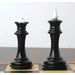 1940s' Soviet Reproduced Lacquered Boxwood 102mm Chess Pieces