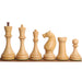 34 piece chessmen set in Golden Rosewood and Boxwood