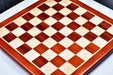 Blood red bud rosewood chess board, close detail of the grain