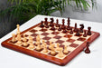 1950s Bohemia German wooden chess pieces, 99mm king, Bud rosewood finish