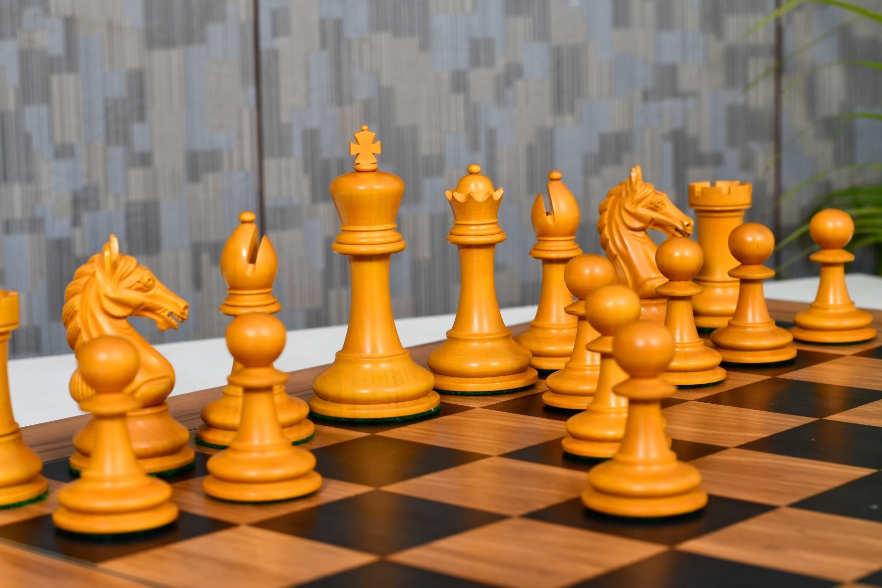 Ancient Indian Warrior chess set on 55mm squares, Australia