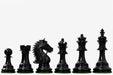 CB Bridle Series chess pieces, genuine ebony and boxwood, hand carved in India
