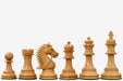Genuine ebony chess pieces with a 107mm king and weighted felted bases