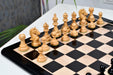 Full 34 piece CB Bridle Series chess pieces in genuine ebony and boxwood, Sterling Chess Australia