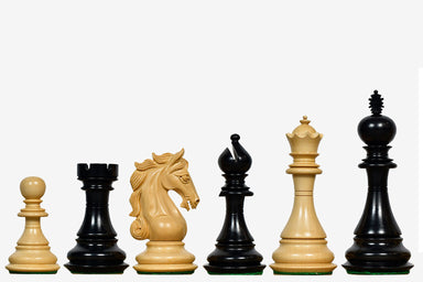 Sterling Chess Shera Series Staunton V2.0 Ebonised 115mm chess pieces