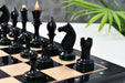Boxwood wooden chess pieces, 105mm king, Sterling Chess Australia