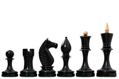 Reproduction Averbakh 1949 Moscow Championship chess pieces in boxwood, 105mm king