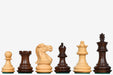 Sterling Chess Collector Series Staunton chess pieces in sheesham and boxwood, 66mm king