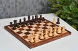 Collector Series 66mm Staunton chess pieces in natural boxwood and sheesham