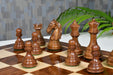 New Colombian Staunton chess set with 53cm sheesham and maple board