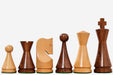Sterling Chess Classic Cone Shaped chess pieces in sheesham and boxwood, 104mm king