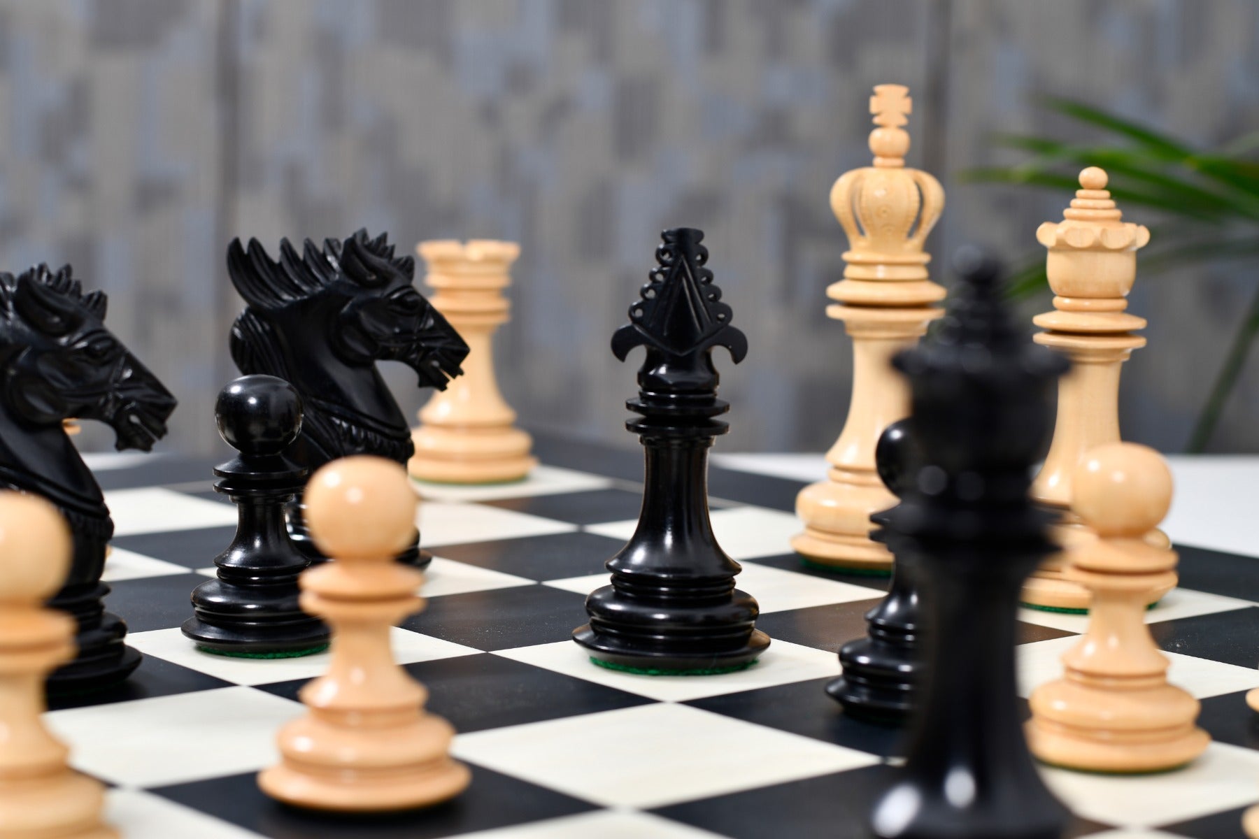 Dragon Knight Series 4.7 inch king ebony chess set, Australia
