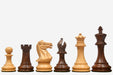 Sterling Chess Pro Tournament Staunton chess pieces in sheesham and boxwood, 98mm king