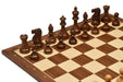 American Staunton double weighted sheesham chess pieces, 4.1 inch king