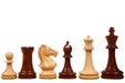 GM Blitz Edition Staunton chess set, bud rosewood and boxwood, hand carved in India
