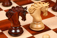 Pegasus Series Artisan V2.0 chess set at 118mm, Bud rosewood pieces with the included board