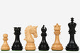 Sterling Chess New Imperial chess pieces in genuine ebony and boxwood, 95mm king