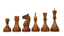Reproduction 1961 Soviet Baku chess pieces in sheesham with a 103mm king