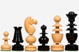 Sterling Chess Antique Regency chess pieces in genuine ebony and boxwood, 109mm king