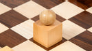 Sheesham chess pieces with a 49mm king and felted bases