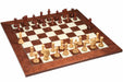 Knight carving detail on the Meghdoot Staunton chess pieces in bud rosewood and boxwood