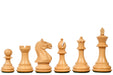 Fierce Knight Staunton chess pieces, rosewood and boxwood, hand carved in India