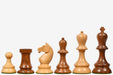 Sterling Chess 1937 Stockholm Olympiad chess pieces in sheesham and boxwood, 96mm king