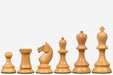 Sheesham chess pieces with a 96mm king and weighted felted bases