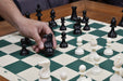 Knight detail on the Club Series plastic chess pieces