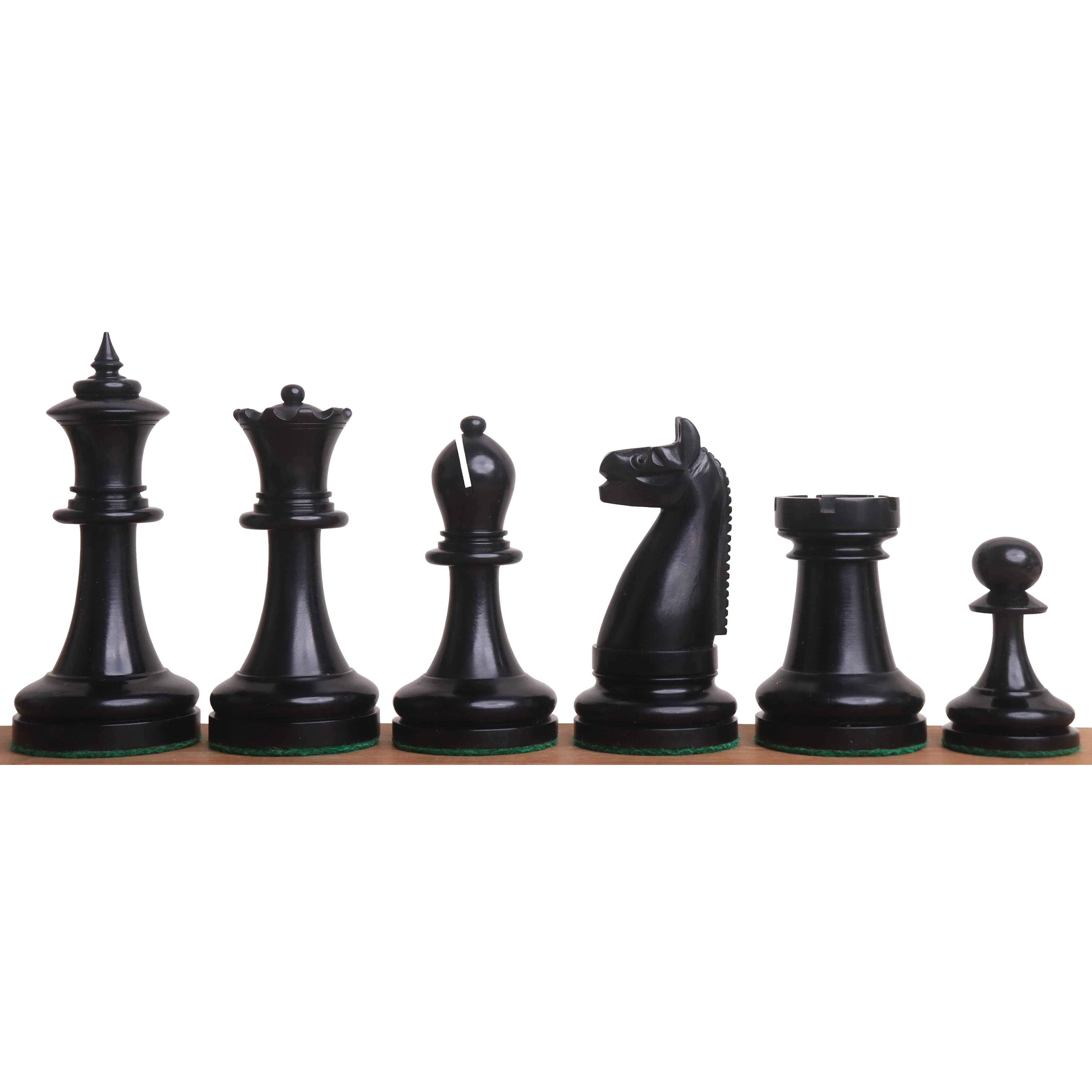 Ebonised boxwood dark army from the American reproduction pattern