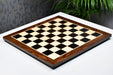 Ebony chess board, close detail of the sheesham border